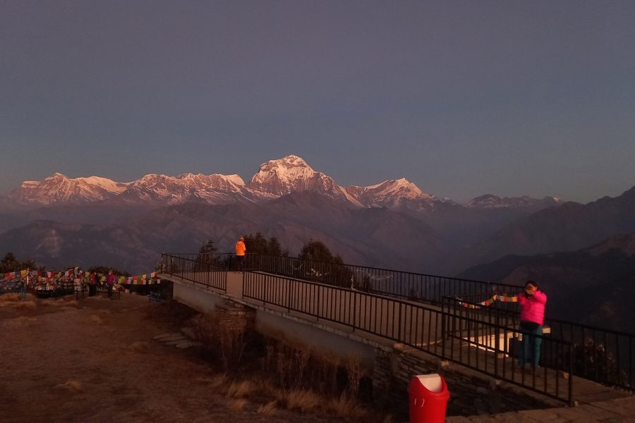 Ghorepani sunrise view